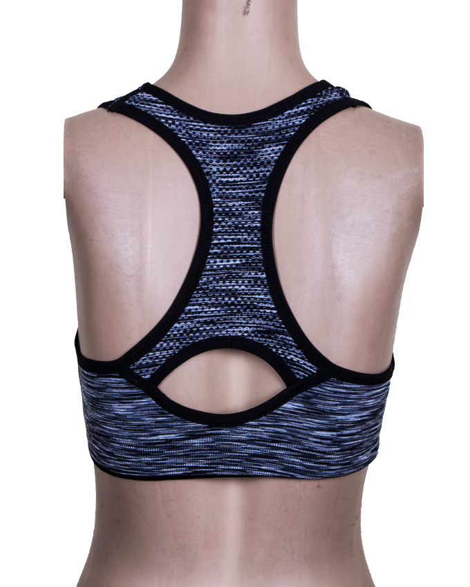 Padded Sports Bra - Black Padded Sports Bra - Black