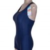 Ladies-onepiece-swimsuit-blue