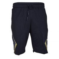 Shorts with Stripes-Fashion Black