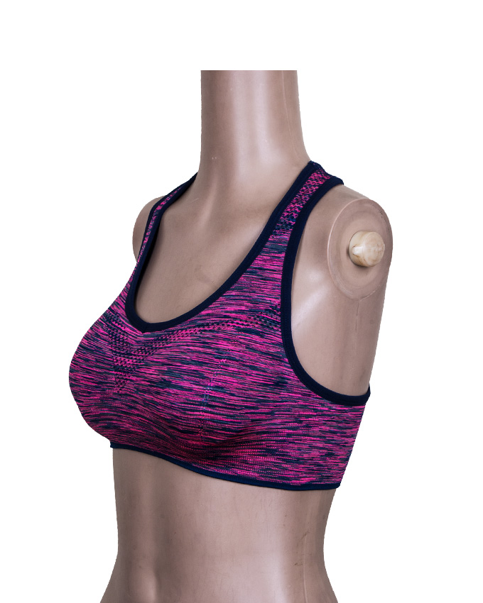 Padded Sports Bra - Maroon Padded Sports Bra - Maroon