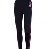 Tights-Black-Pink stripe