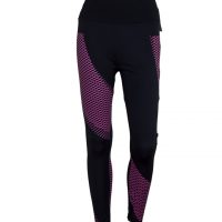 Tights-Black-Pink pattern