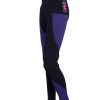 Tights-Black-Purple pattern