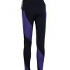 Tights-Black-Purple pattern