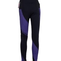 Tights-Black-Purple pattern